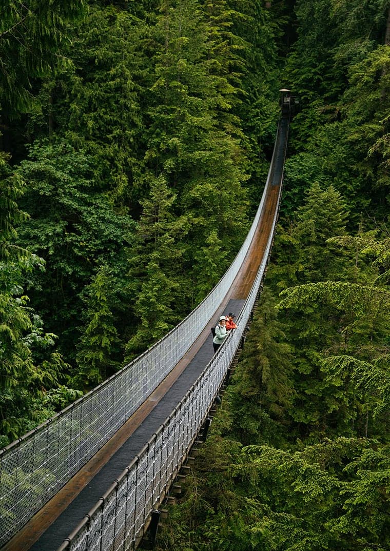 Capilano Suspension Bridge Park in North Vancouver